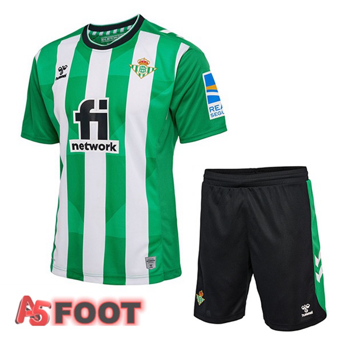 Maillot De Foot Real Betis Enfant Domicile Vert Blanc 22/23