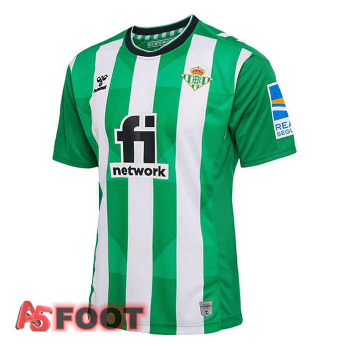 Maillot De Foot Real Betis Domicile Vert Blanc 22/23