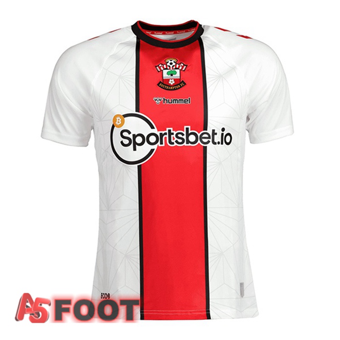 Maillot De Foot Southampton FC Domicile Rouge Blanc 22/23