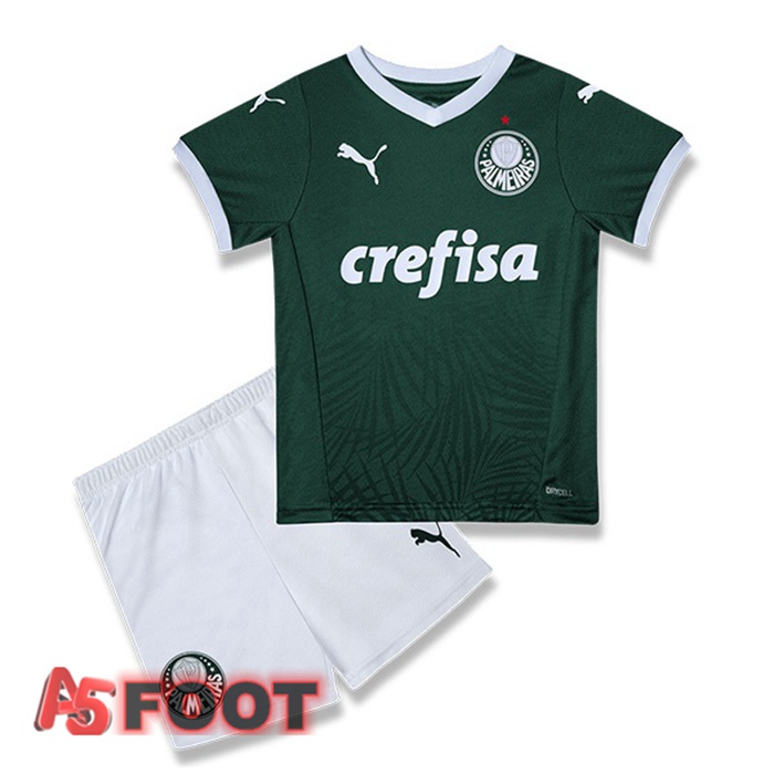 Maillot Foot Palmeiras Enfant Domicile Vert 22/23
