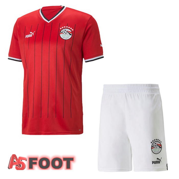 Maillot Foot Equipe de Egypte Enfant Domicile Rouge 2022/2023