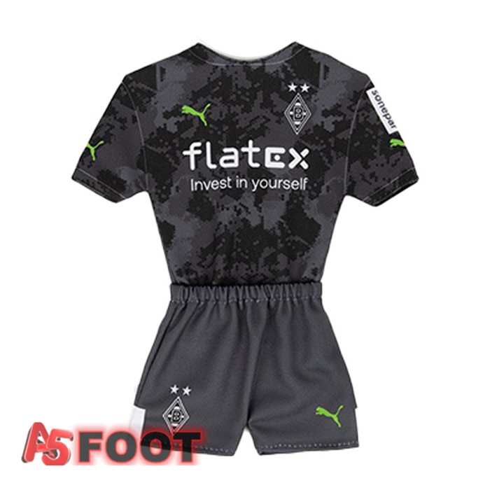 Maillot De Foot Monchengladbach Enfant Third Noir 22/23
