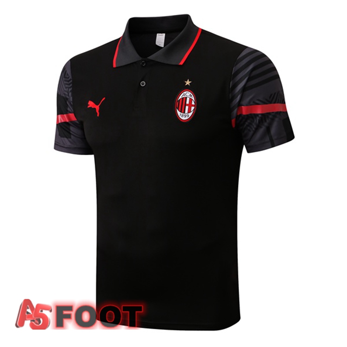Polo Foot Milan AC Noir 2022/2023
