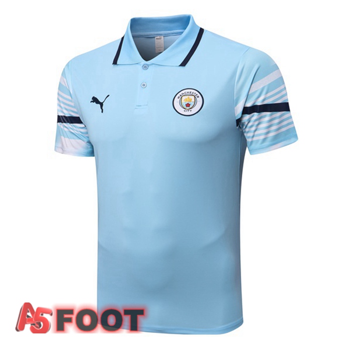 Polo Foot Manchester City Bleu 22/23
