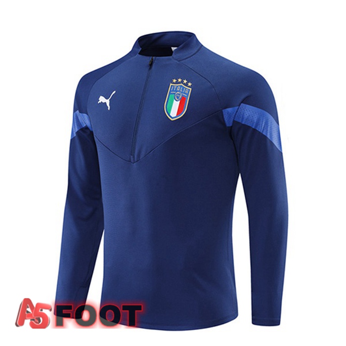 Training Sweatshirt Homme Italie Bleu Royal 22/23