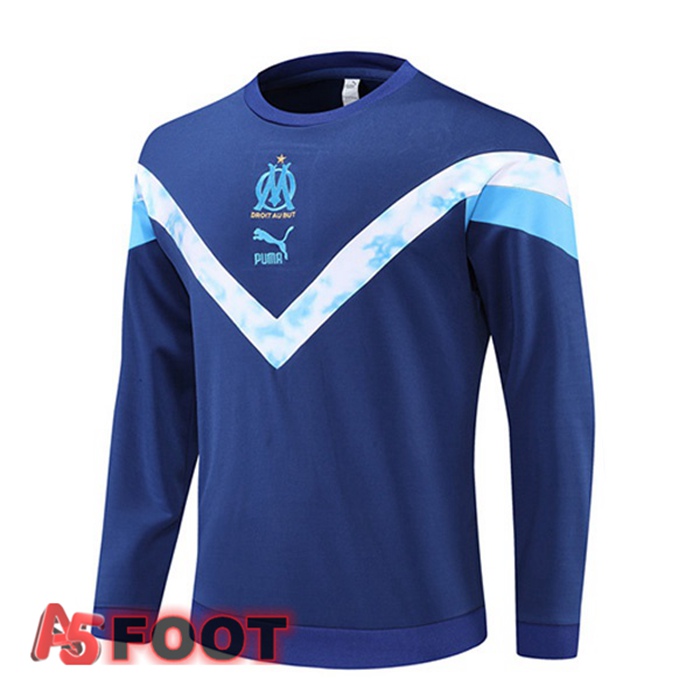 Training Sweatshirt Homme Marseille OM Bleu 22/23