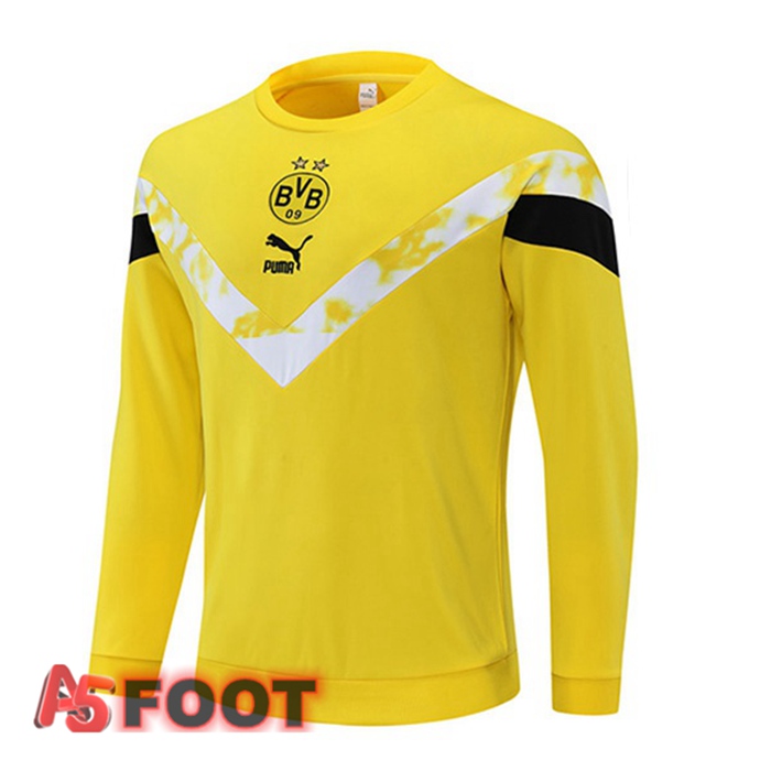Training Sweatshirt Homme Dortmund BVB Jaune 22/23