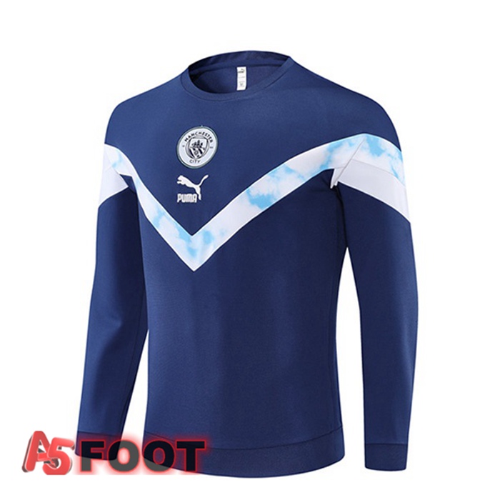Training Sweatshirt Homme Manchester City Bleu 22/23