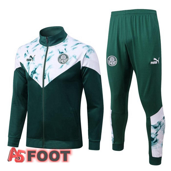 Ensemble Veste Survetement de Foot Palmeiras Vert 22/23