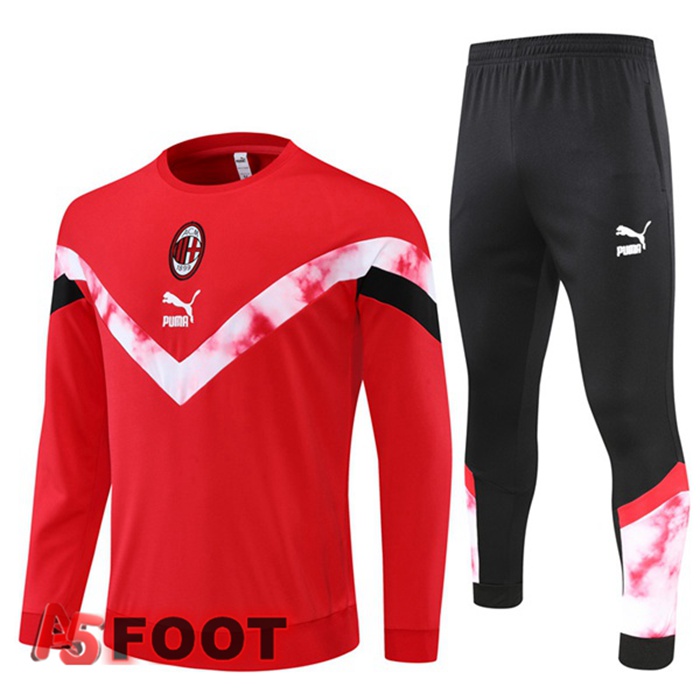Survetement De Foot Milan AC Rouge 22/23