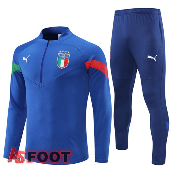 Survetement De Foot Italie Bleu 22/23