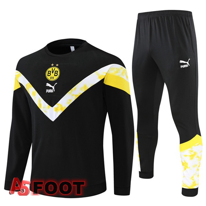 Survetement De Foot Dortmund BVB Noir 22/23