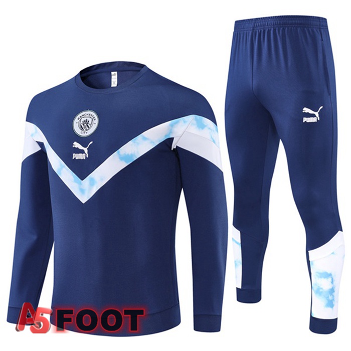 Survetement De Foot Manchester City Bleu 22/23