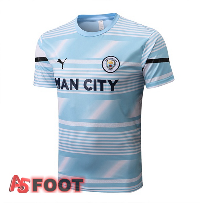 Training T-Shirts Manchester City Bleu 22/23
