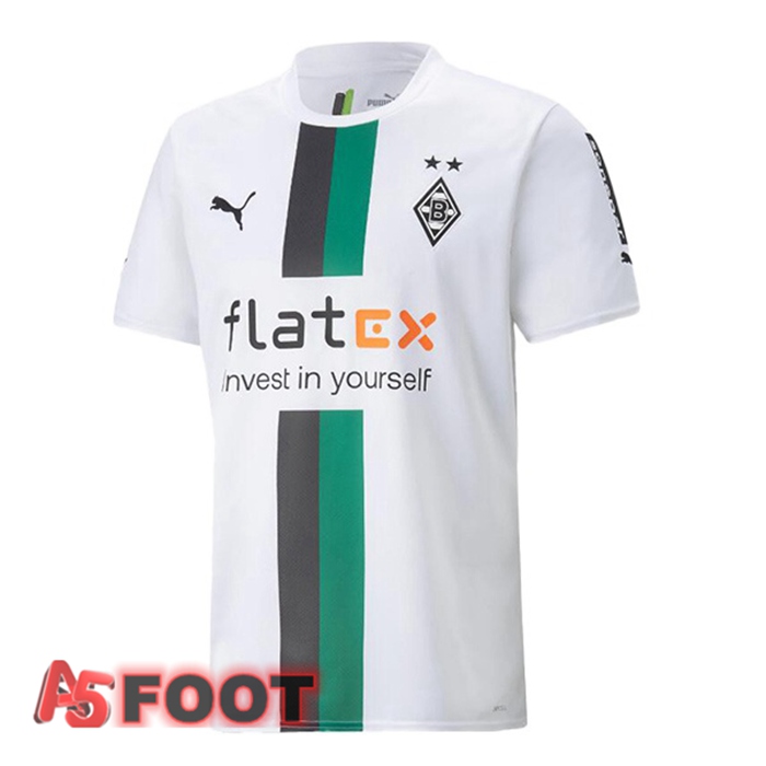 Maillot De Foot Monchengladbach Domicile Blanc 22/23