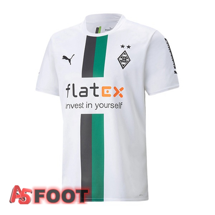Maillot de Foot Monchengladbach Domicile Blanc 2022/2023