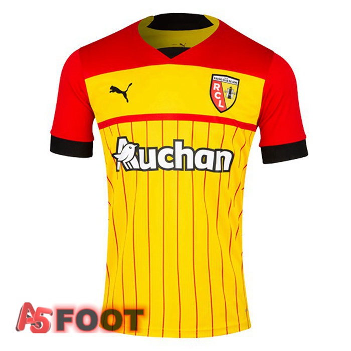 Maillot De Foot RC Lens Domicile Jaune Rouge 22/23