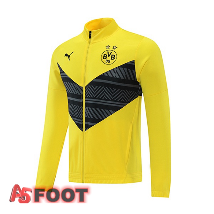 Veste Foot Dortmund BVB Jaune 2022/2023