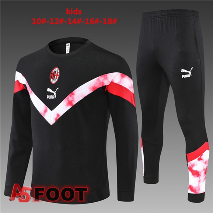 Survetement De Foot Milan AC Enfant Noir 22/23