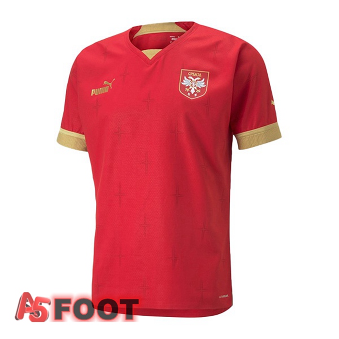 Maillot De Foot Serbie Domicile Rouge Coupe du monde 2022