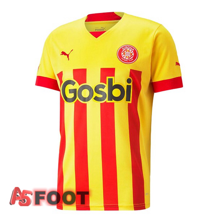 Maillot De Foot FC Girona Exterieur Jaune 22/23