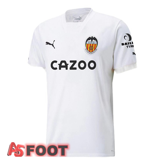 Maillot De Foot Valencia CF Domicile Blanc 22/23