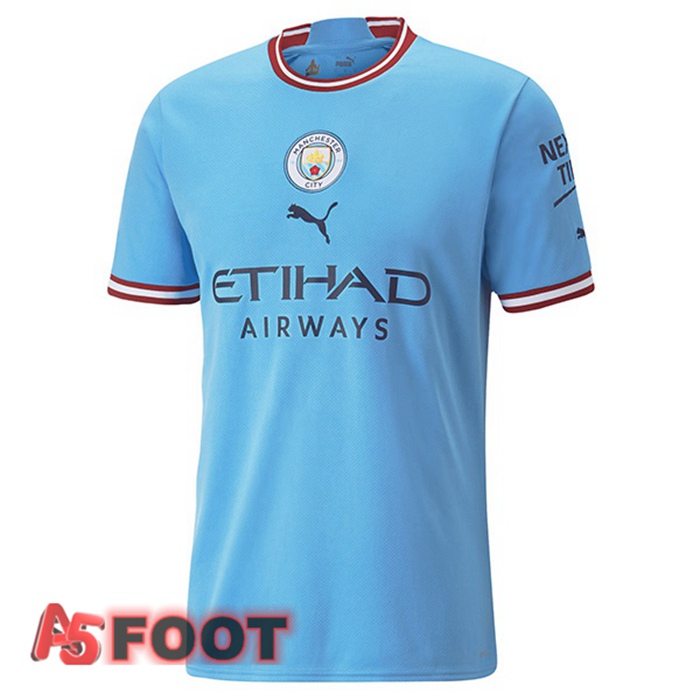 Maillot de Foot Manchester City Domicile Bleu 2022/2023