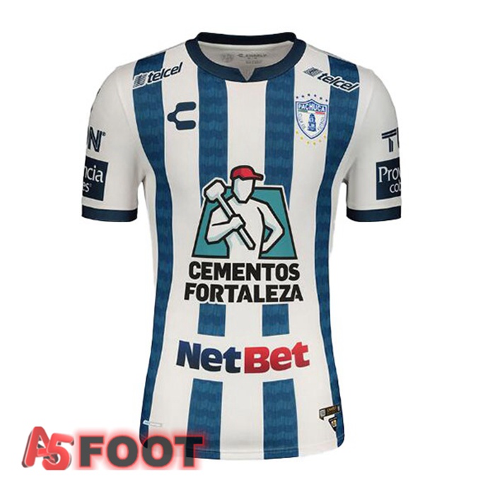 Maillot CF Pachuca Domicile Blanc Bleu 2021/22