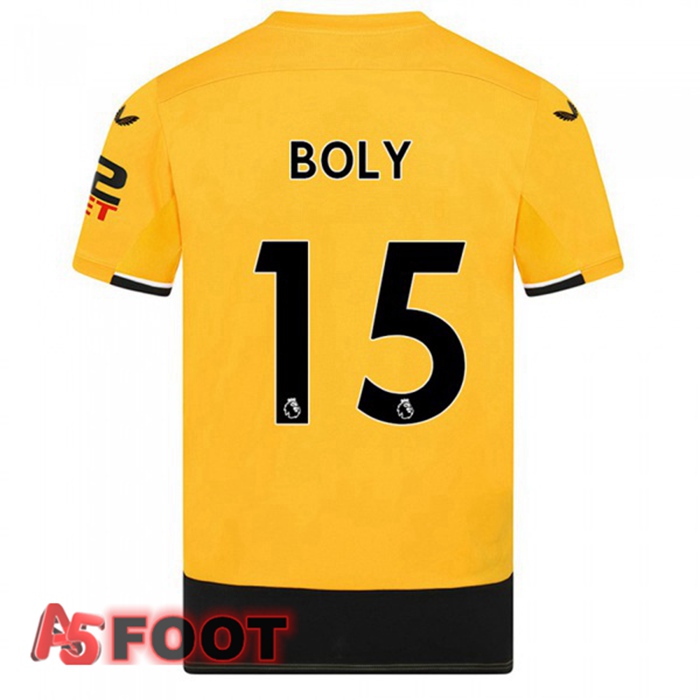 Maillot De Foot Wolves (BOLY 15) Domicile Jaune 22/23