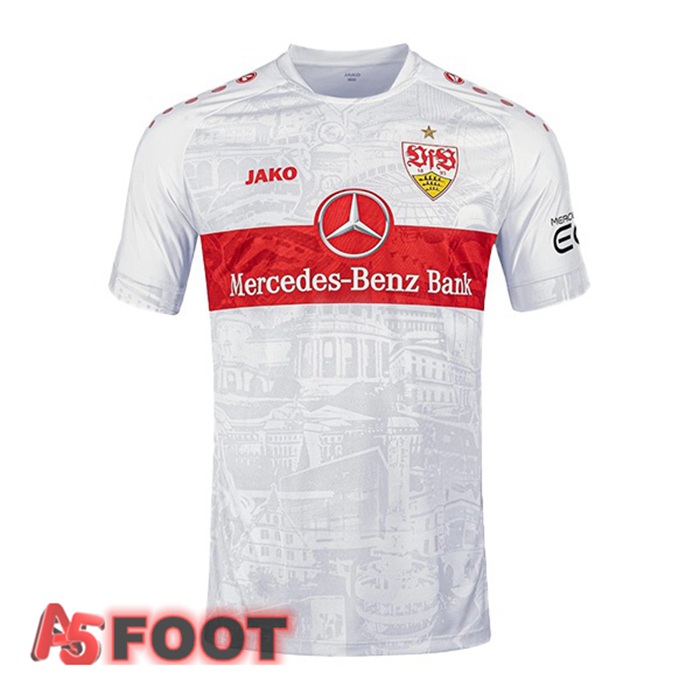 Maillot De Foot VfB Stuttgart Domicile Blanc 22/23
