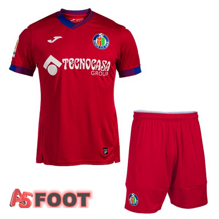 Maillot De Foot FC Getafe CF Enfant Exterieur Rouge 22/23