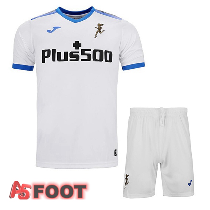 Maillot De Foot Atalanta Enfant Exterieur Blanc 22/23