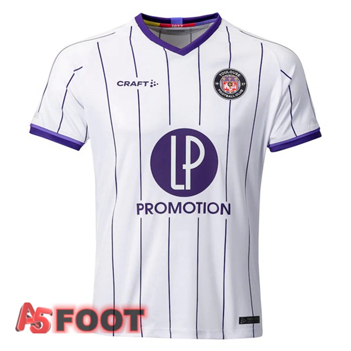 Maillot de Foot Toulouse Domicile Blanc 2022/2023