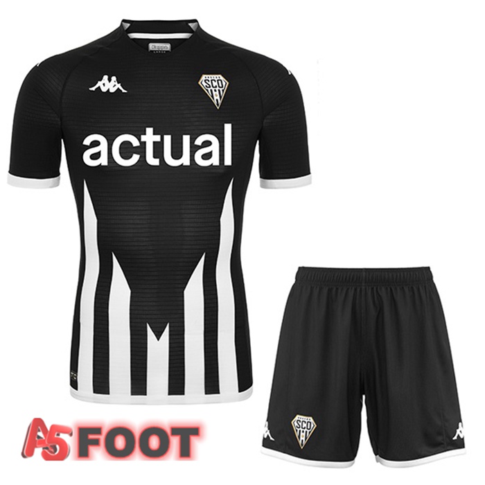 Maillot De Foot Angers SCO Enfant Domicile Noir 22/23