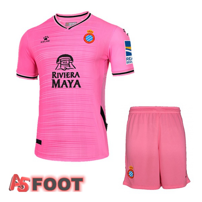 Maillot De Foot FC RCD Espanyol Enfant Exterieur Rose 22/23