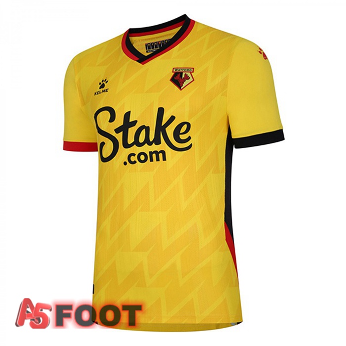 Maillot De Foot Watford FC Domicile Jaune 22/23