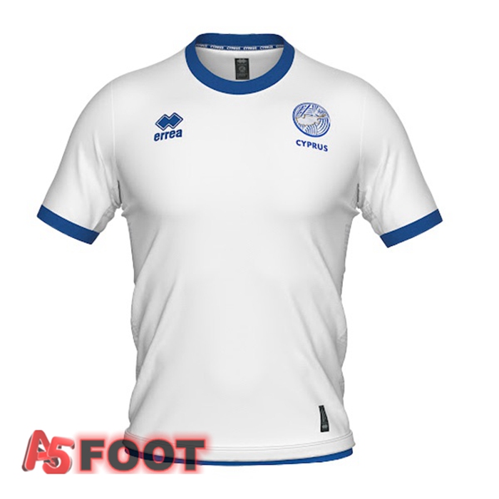 Maillot Equipe de Chypre Exterieur Blanc 2022/2023