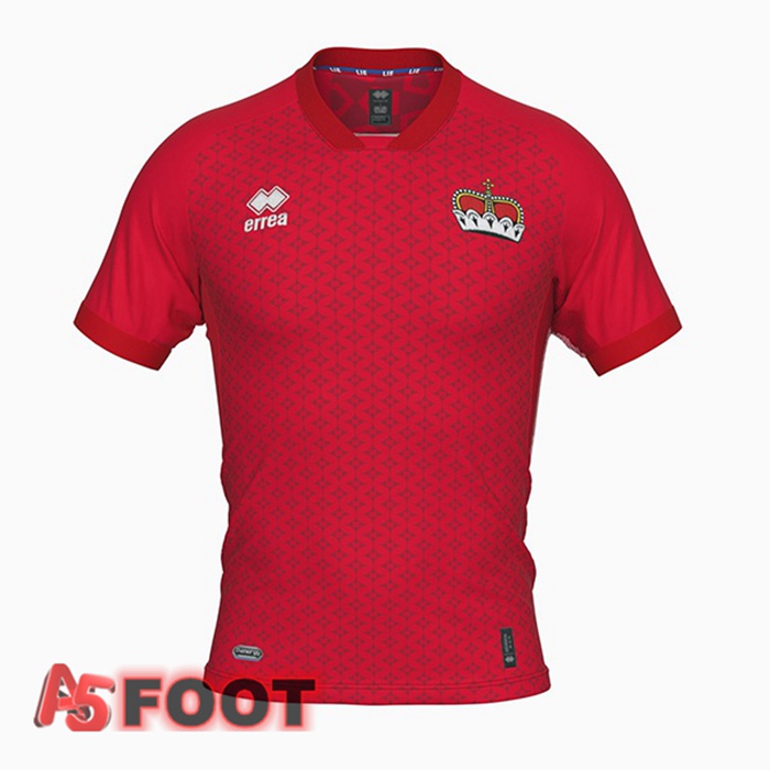 Maillot Equipe de Liechtenstein Exterieur Rouge 2022/2023