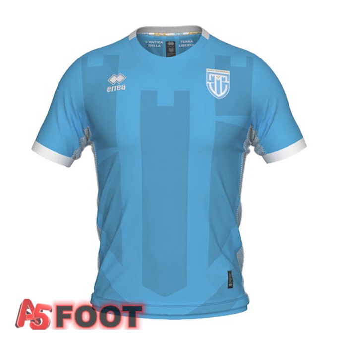 Maillot Equipe de Saint-Marin Domicile Bleu 2022/2023