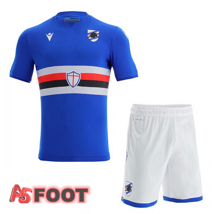 Maillot De Foot UC Sampdoria Enfant Domicile Bleu 21/22