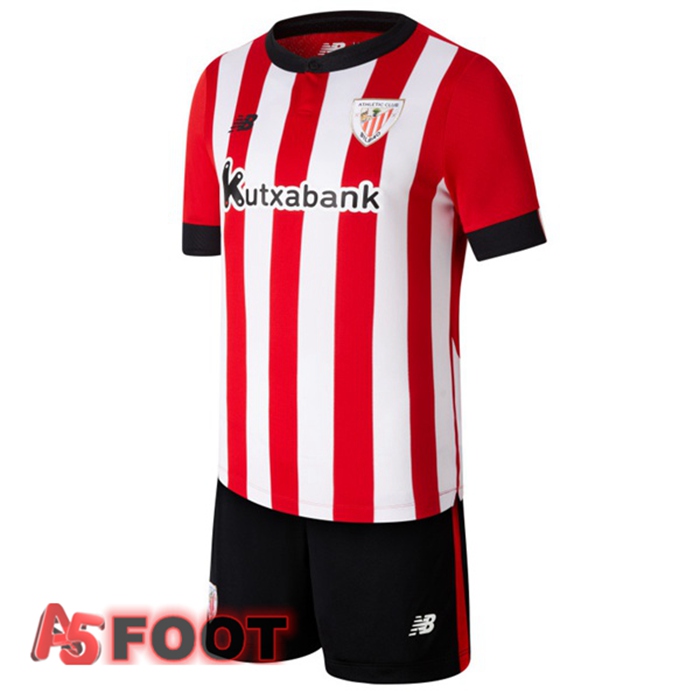 Maillot de Foot Athletic Bilbao Enfant Domicile Rouge 2022/2023