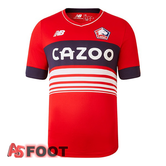 Maillot De Foot Lille OSC Domicile Rouge 22/23