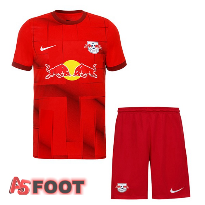 Maillot de Foot RB Leipzig Enfant Exterieur Rouge 2022/2023