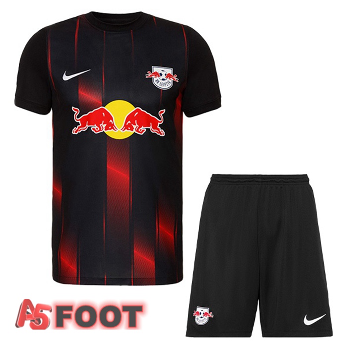 Maillot de Foot RB Leipzig Enfant Third Noir 2022/2023