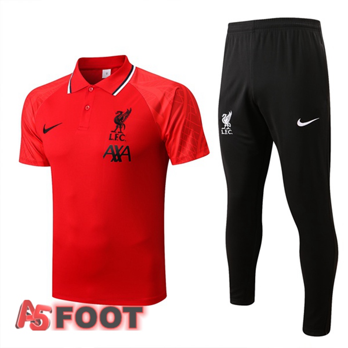 Ensemble Polo FC Liverpool + Pantalon Rouge 2022/2023