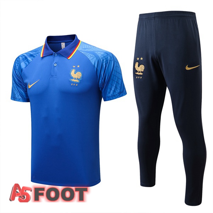 Ensemble Polo France + Pantalon Bleu 2022/2023
