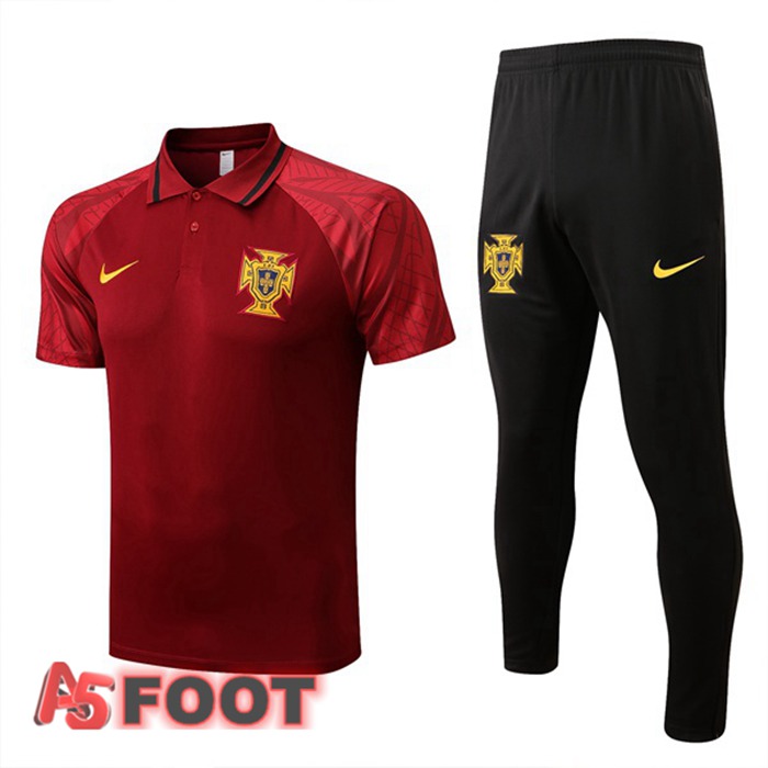 Polo Foot Portugal + Pantalon Rouge 22/23