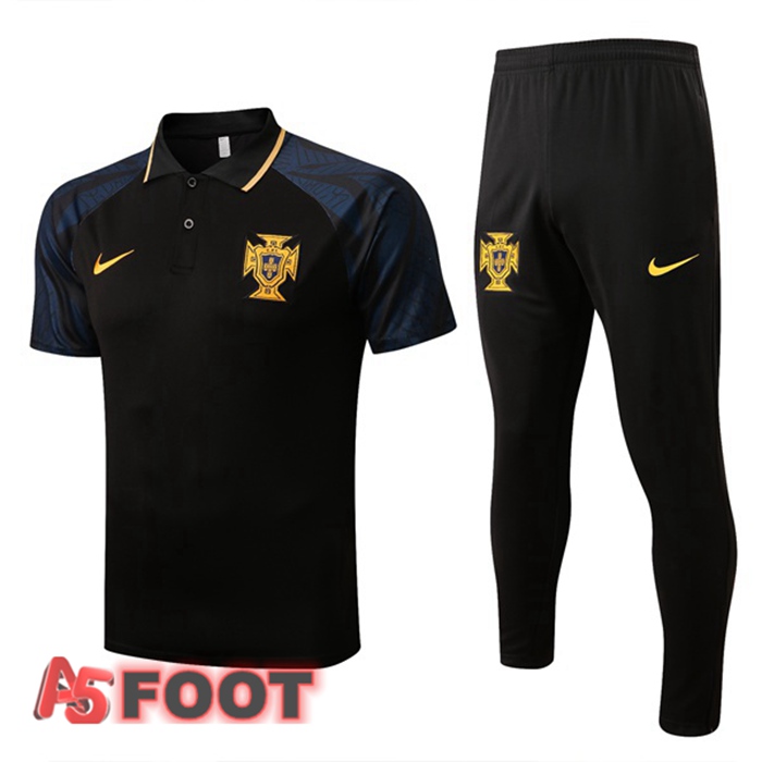 Polo Foot Portugal + Pantalon Noir 22/23