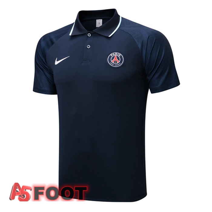 Polo Foot Paris PSG Bleu Royal 2022/2023