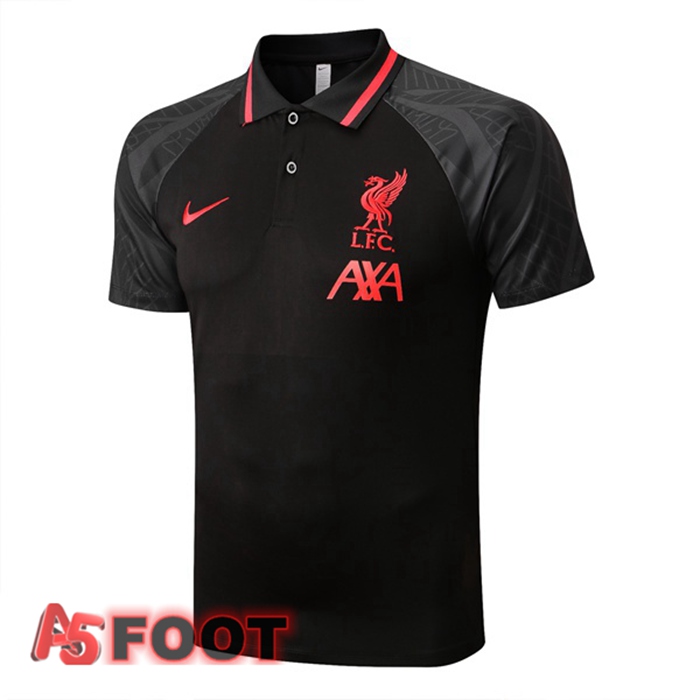 Polo Foot FC Liverpool Noir 22/23